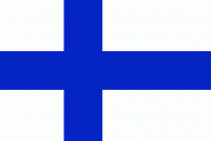 Tištěná vlajka Finska