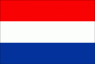 Tištěná vlajka Nizozemska