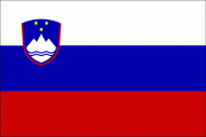Tištěná vlajka Slovinska