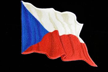 Státní vlajka ČR nášivka stínovaná