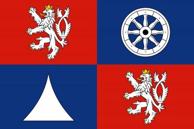 Liberecký kraj tištěná vlajka
