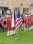 Slavnostní sametové vlajky USA a ČR set