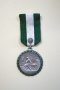 Myslivecká medaile - sv. Hubert barva stříbrná