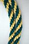 Ozdobná šňůra na uniformu - zelenozlatá