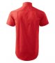 pánská košile short sleeve - nebesky červená 0