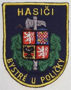 Hasičská nášivka Bystré u Poličky