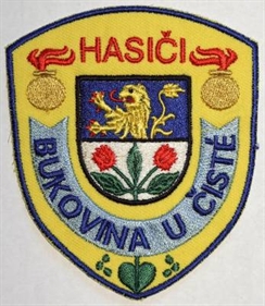 Hasičská nášivka Bukovina u Čisté