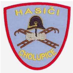 Hasičská nášivka Cholupice