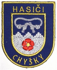 Hasičská nášivka Chyšky