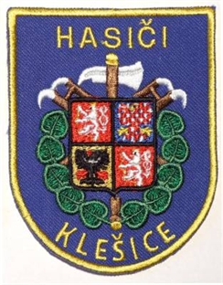 Hasičská nášivka Klešice I