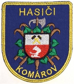 Hasičská nášivka Komárov II