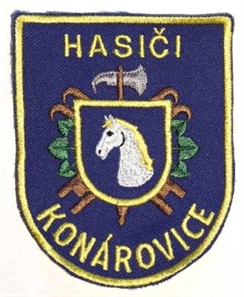Hasičská nášivka Konárovice