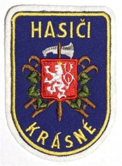 Hasičská nášivka Krásné