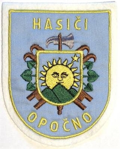 Hasičská nášivka Opočno