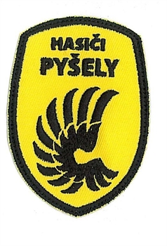 Hasičská nášivka Pyšely