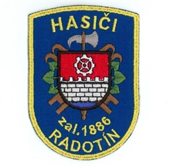 Hasičská nášivka Radotín