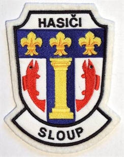 Hasičská nášivka Sloup