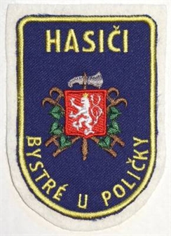 Hasičská nášivka Bystré u Poličky univerzal