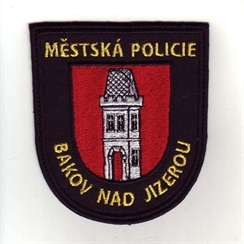 Nášivka - Městská policie Bakov nad Jizerou
