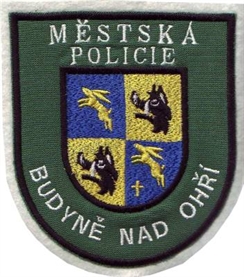 Nášivka - Městská policie Budyně nad Ohří