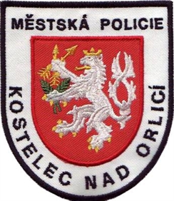 Nášivka - Městská policie Kostelec nad Orlicí