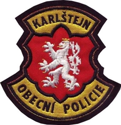Nášivka - Obecní policie Karlštejn