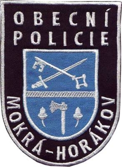 Nášivka - Obecní policie Mokrá-Horákov