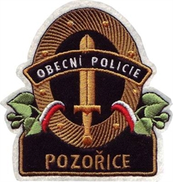 Nášivka - Obecní policie Pozořice