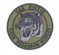 Vojenská nášivka Vae Victis - Tiger Squadron - Displey