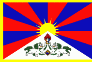 Tištěná vlajka Tibetu