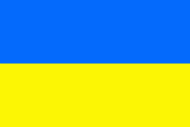 Tištěná vlajka Ukrajiny