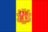 Tištěná vlajka Andory
