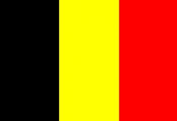 Tištěná vlajka Belgie