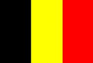 Tištěná vlajka Belgie