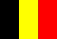 Tištěná vlajka Belgie