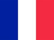 Tištěná vlajka Francie