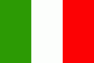 Tištěná vlajka Itálie