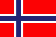 Tištěná vlajka Norska