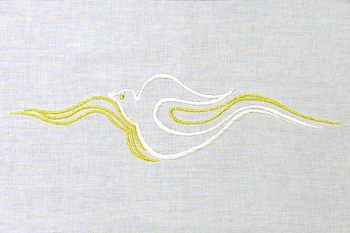 Křestní rouška č12 detail