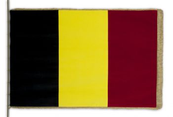 Slavnostní sametová vlajka Belgického království
