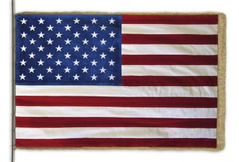Slavnostní sametová vlajka USA
