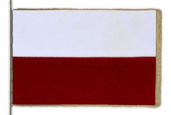 Slavnostní sametová vlajka Polsko