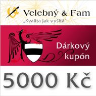 Dárkový poukaz v hodnotě 5000 Kč