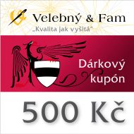 Dárkový poukaz v hodnotě 500 Kč