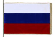 Slavnostní sametová vlajka Ruské federace