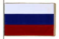 Slavnostní sametová vlajka Ruské federace