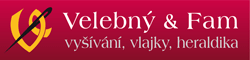 Velebný & Fam - vyšívání, vlajky, heraldika v nejvyšší kvalitě