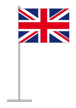 Stolní vlaječka Británie V