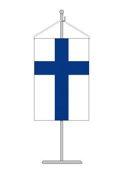 Stolní vlaječka Finsko S