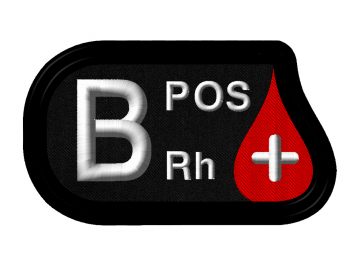 Nášivka - krevní skupiny_B pos